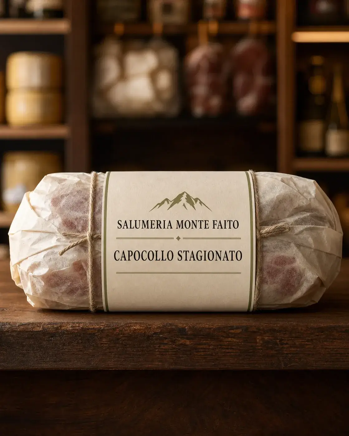 Capocollo Stagionato de la marque fictive Salumeria Monte Faito, vue principale