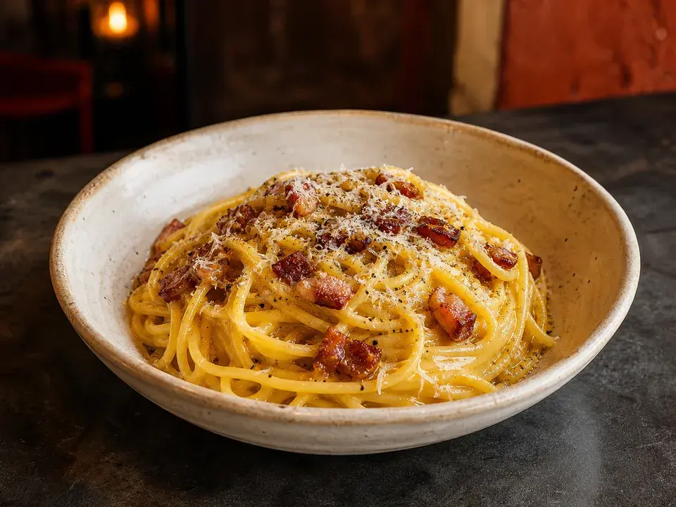 Carbonara servi chez VIA NAPOLI 19