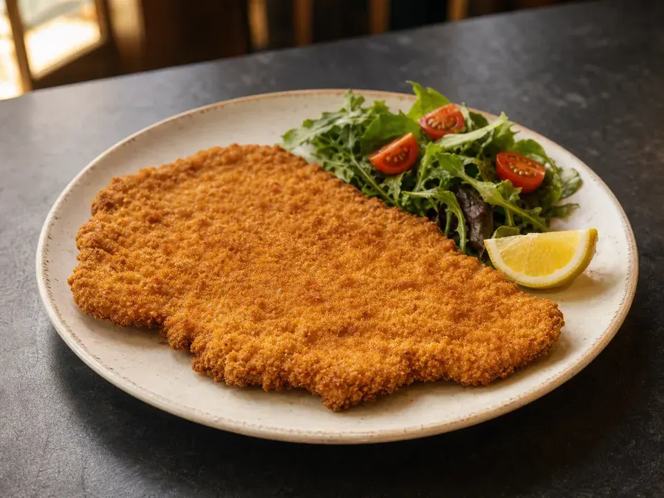 Escalope milanaise servi chez VIA NAPOLI 19
