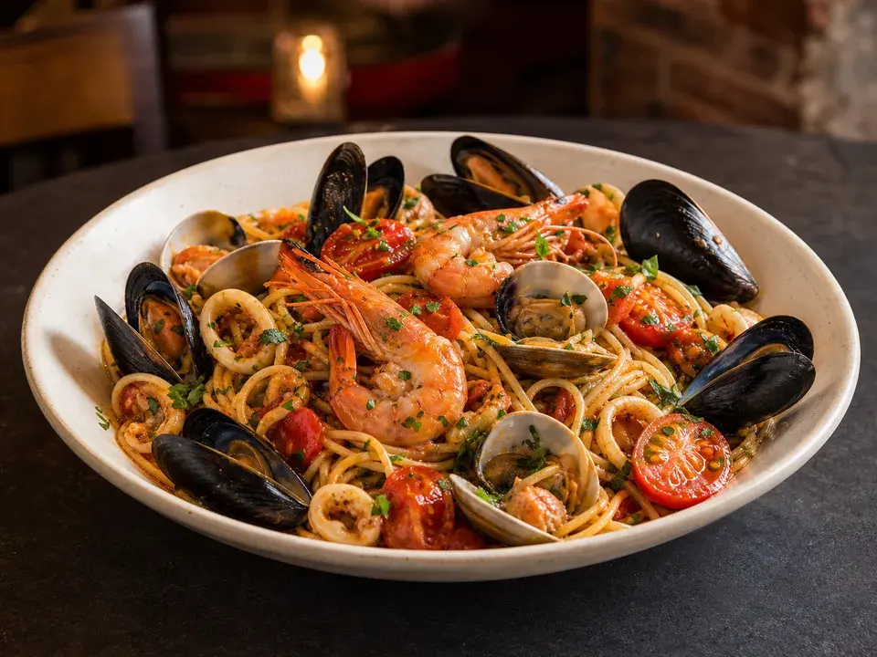 Frutti di mare servi chez VIA NAPOLI 19
