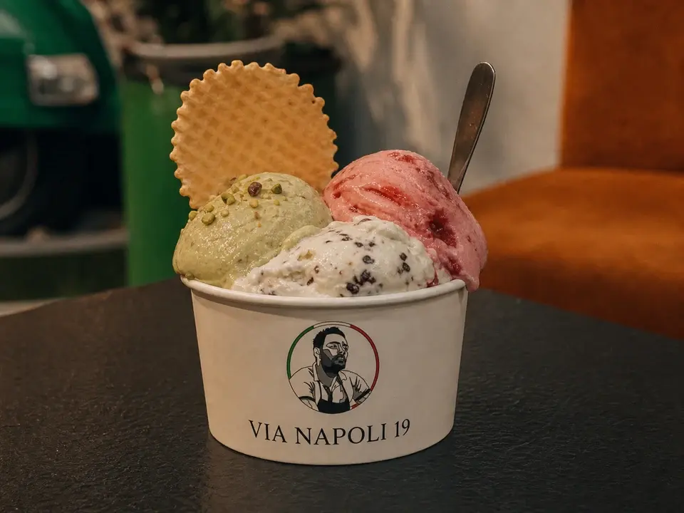Glace servi chez VIA NAPOLI 19