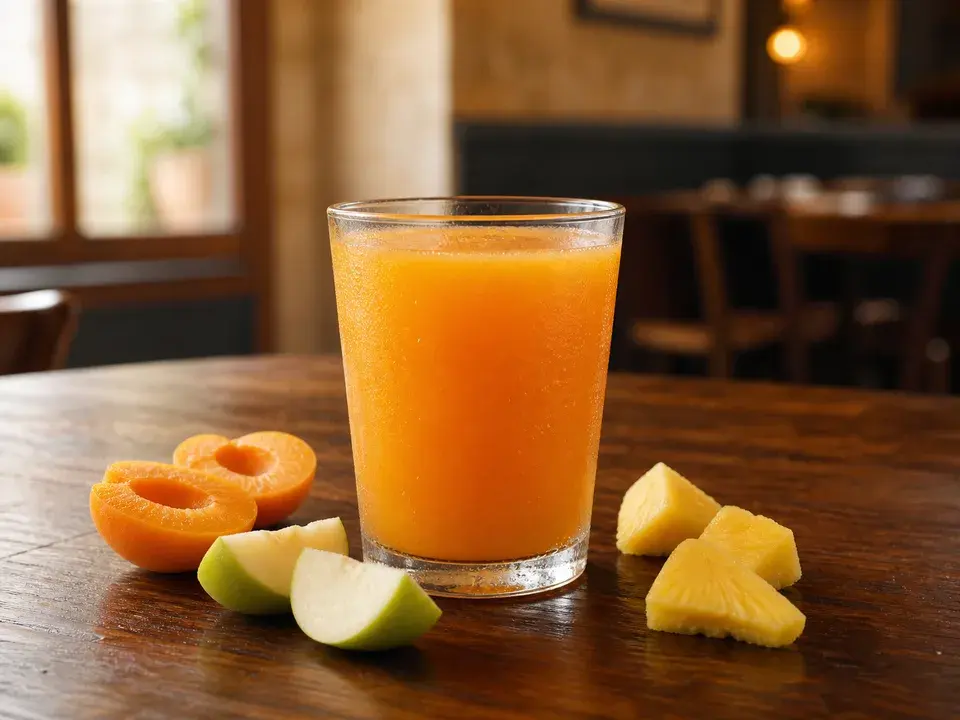 Jus de fruits servi chez VIA NAPOLI 19