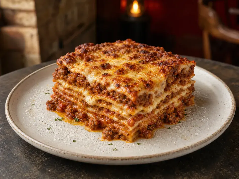 Lasagna alla bolognese servi chez VIA NAPOLI 19