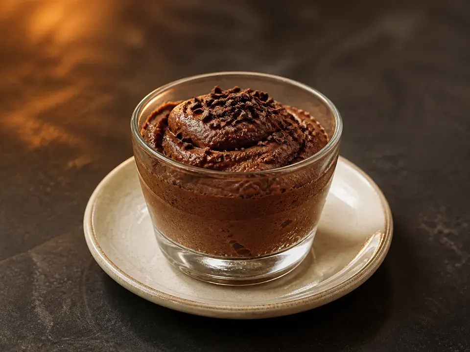 Mousse au chocolat servi chez VIA NAPOLI 19