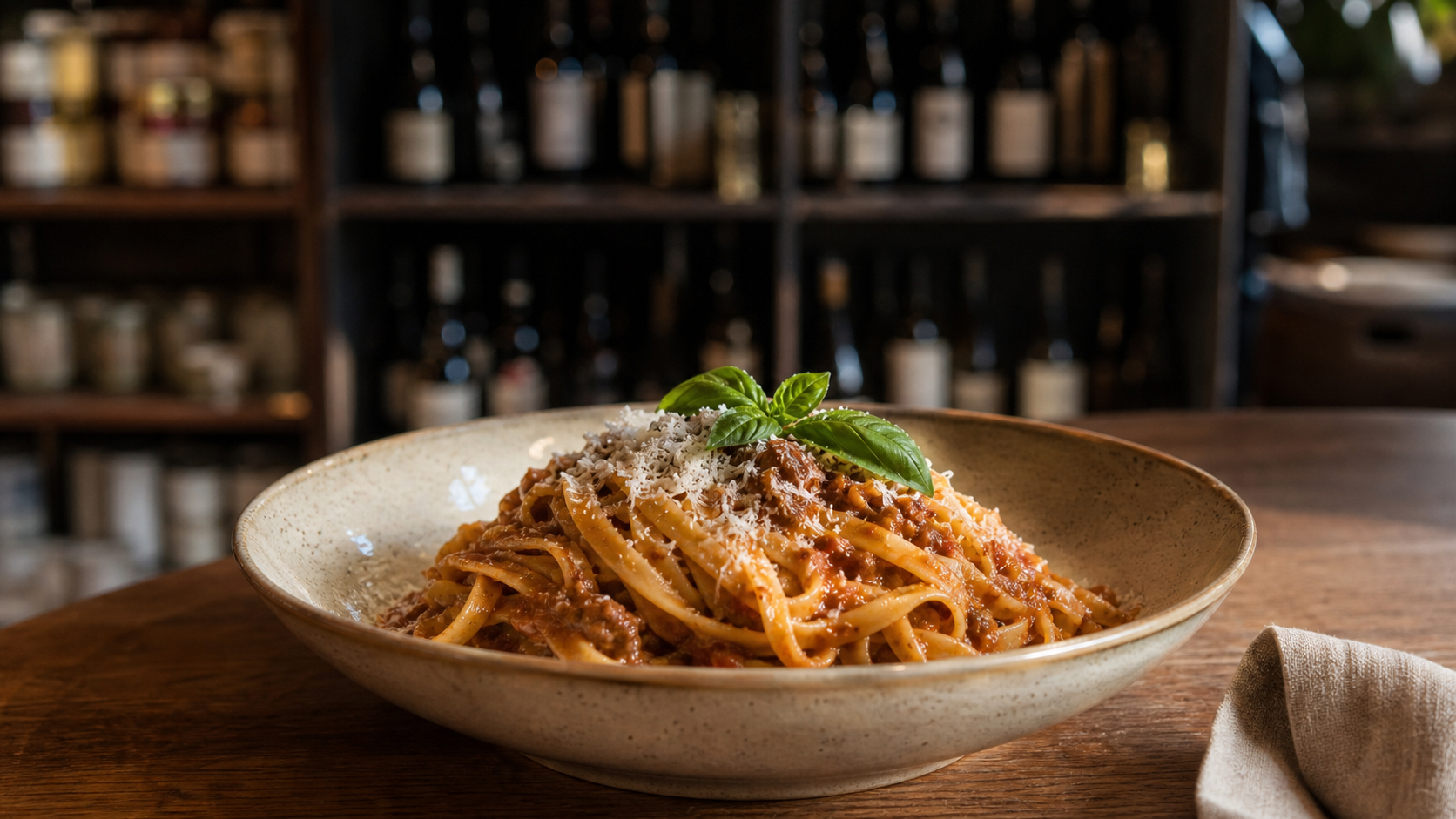Pasta servi à table chez VIA NAPOLI 19