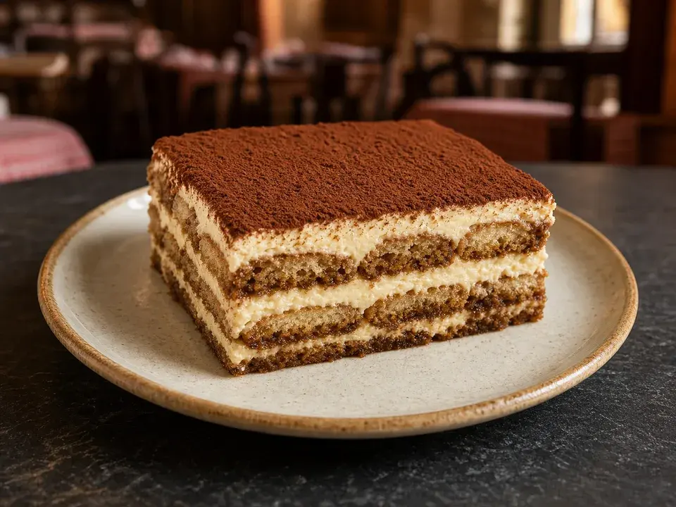 Tiramisù servi chez VIA NAPOLI 19