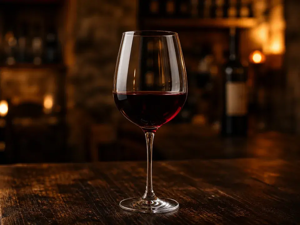 Verre de vin servi chez VIA NAPOLI 19