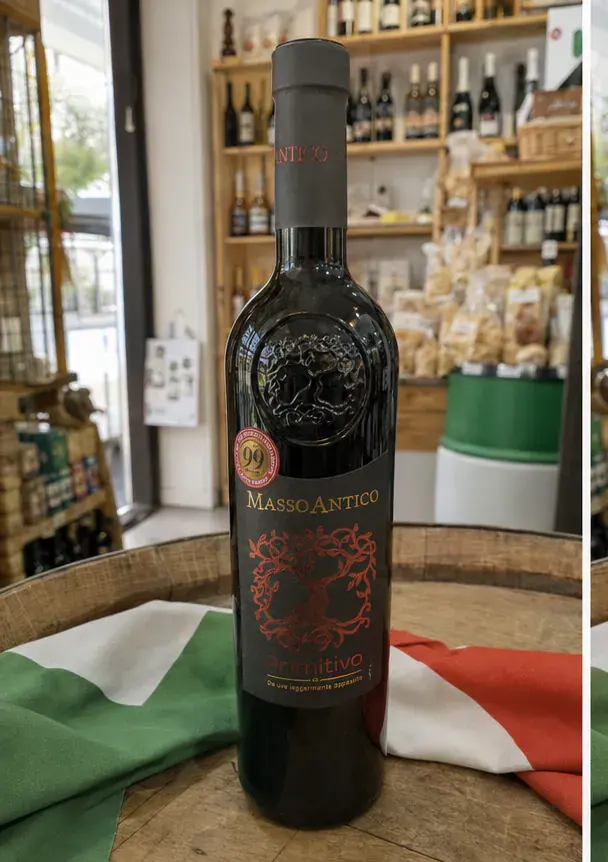 Masso Antico Primitivo Salento, plan large de face