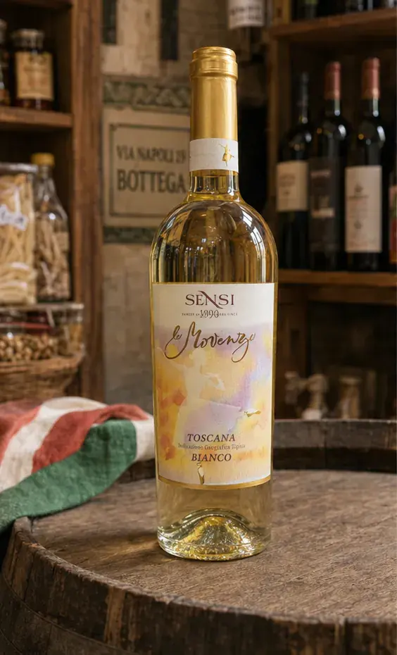 Sensi Toscana Bianco, plan large de face
