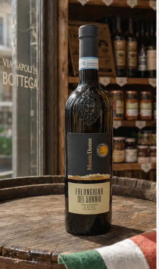 MonteDomo Falanghina del Sannio, plan large de face