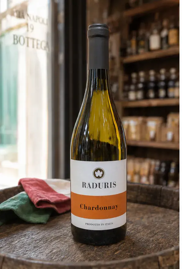 Raduris Chardonnay Venezia Giulia, plan large de face
