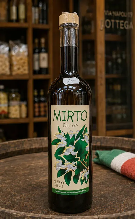 Mirto Bianco, plan large de face
