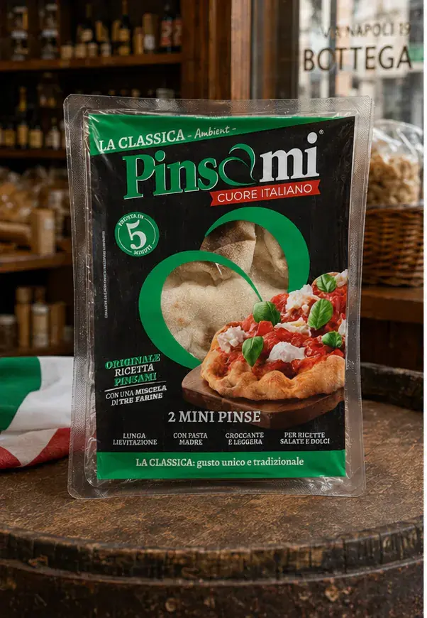 Pinsami 2 Mini Pinse Classiche, plan large de face