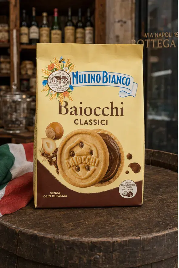Mulino Bianco Baiocchi Classici, plan large de face