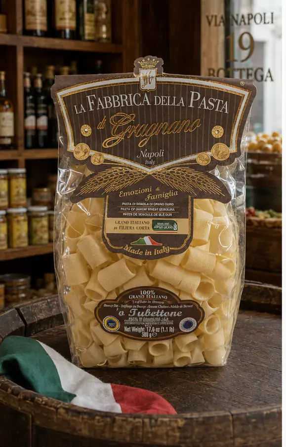 La Fabbrica ’o Tubettone, plan large de face