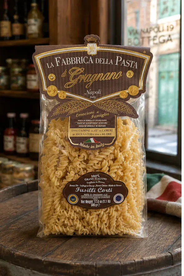 La Fabbrica Fusilli Corti, plan large de face
