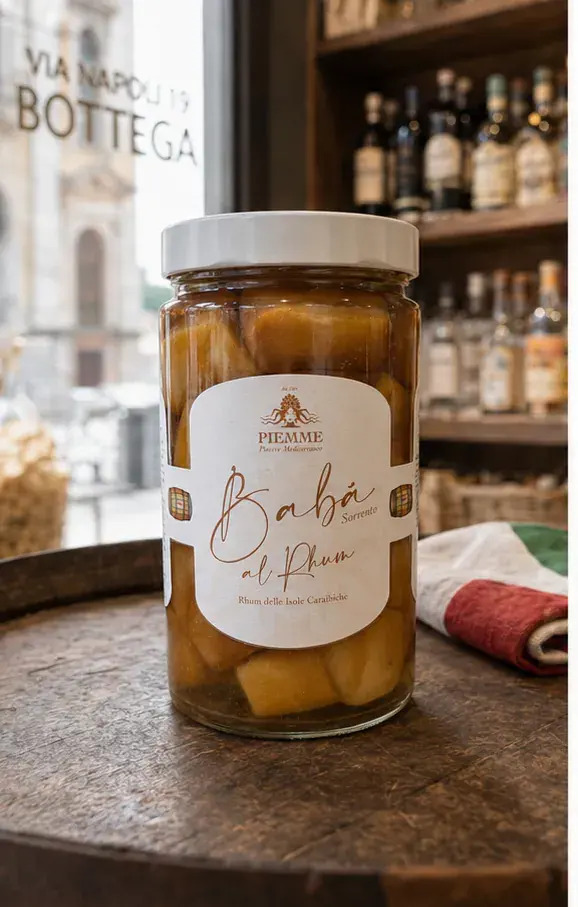 Piemme Babà al Rhum, plan large de face