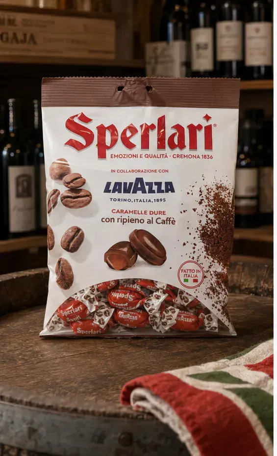 Sperlari Lavazza Caramelle al Caffè, plan large de face