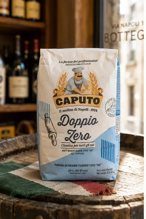 Caputo Doppio Zero, plan large de face