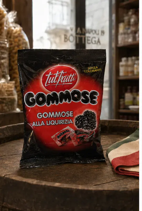 Tutti Frutti Gommose Liquirizia, plan large de face