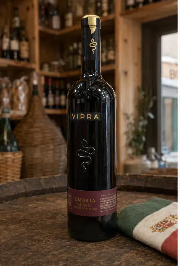 Vipra Umbria Rosso, plan large de face