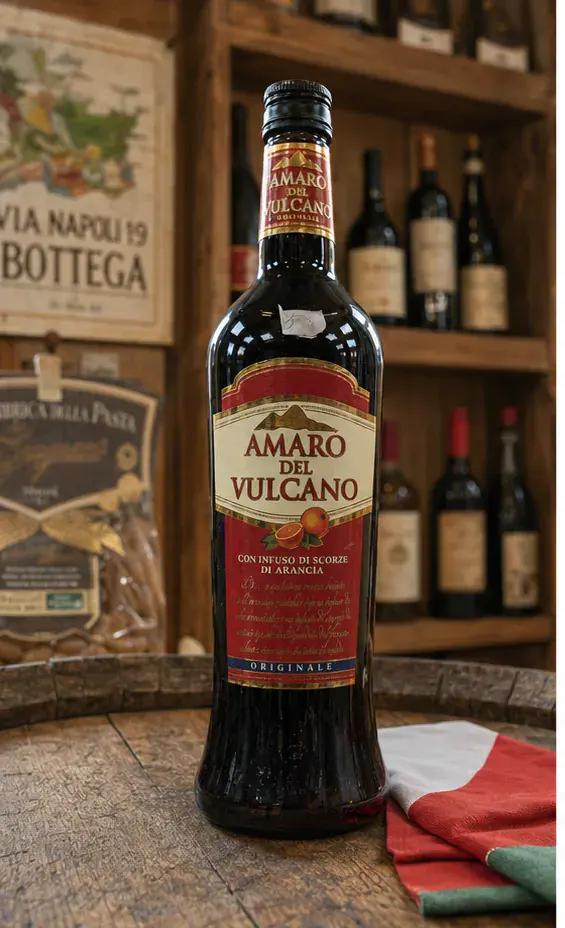 Amaro del Vulcano, plan large de face