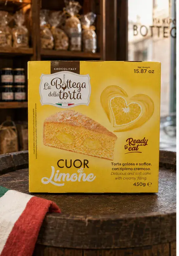 La Bottega della Torta Cuor Limone, plan large de face